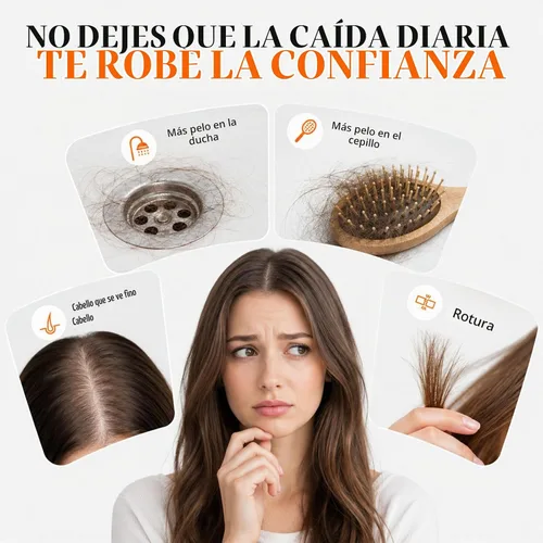 Vista 3 de Hair Vitamins with Biotin 5600 mcg, Collagen & Hyaluronic Acid