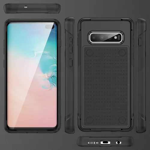Vista 9 de Funda diseñada para Samsung Galaxy S10 Plus, regalo de grado militar, resistente a las caídas, a prueba de golpes, para Galaxy S10+ Plus
