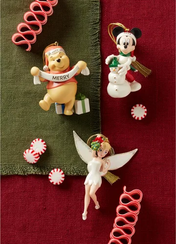 Vista 5 de Lenox 894426 2023 Adorno de Mickey y muñeco de nieve