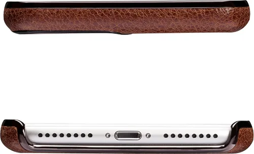 Vista 5 de Sena Funda ultradelgada de piel para iPhone 6, 7, 8 Plus, con cierre a presión, color negro