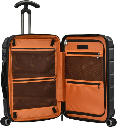 Vista 3 de Traveler's Choice Silverwood Ii Hardside - Maleta giratoria expandible, Gris - agotado, Silverwood Ii Hardside - Maleta giratoria expandible