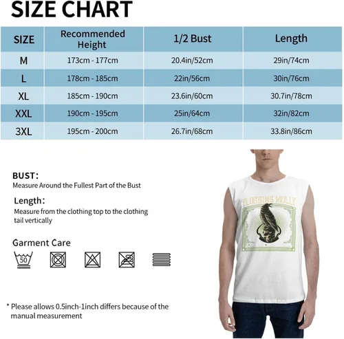 Vista 2 de SKYJUNOJN Camiseta sin mangas para hombre, cómoda camiseta deportiva de viaje