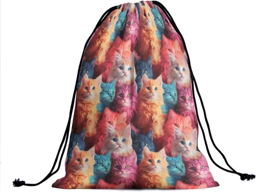 Vista 2 de Bolsa de agarre de gimnasia de animales, bolsa de agarre para mascotas, bolsa de tiza para gimnasias, bolsa de tiza con cordón para gimnasio