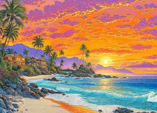 Vista 7 de Lucky Puzzles - Rompecabezas de 1000 piezas para adultos Rompecabezas de arte de sardina de Linocut audaz Teaser único con temática de peces