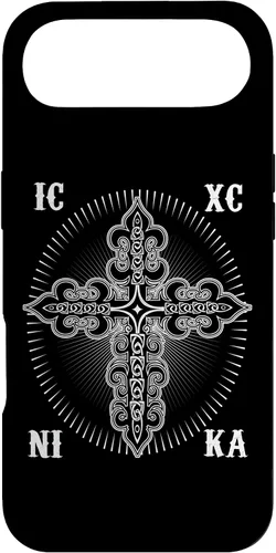 Vista 27 de IC XC Nika Cross Christogram Orthodox Christian Case for iPhone 17