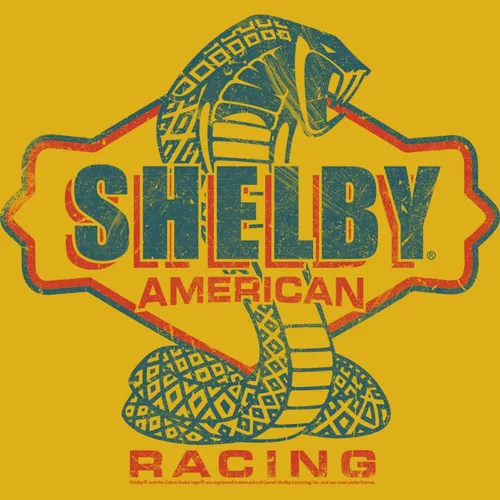 Vista 2 de Carroll Shelby - Camiseta de carreras vintage con diseño de cobra, serpiente americana de carreras para adultos, Ginger