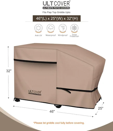Vista 2 de ULTCOVER 600D - Cubierta impermeable para plancha de 22 pulgadas