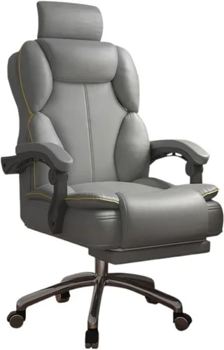 Vista 3 de Ergonomic Office Chair Home Comfort Gaming Chair High Back Sedentary Lift Armchair Bedroom Swivel Chair Sofa Seat Office Chair Desk Chair(Black)