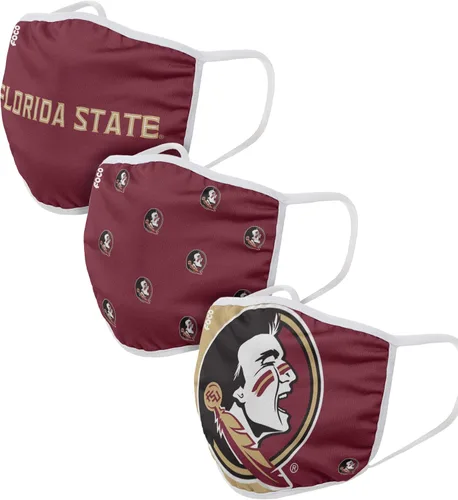 Vista 74 de FOCO - Cubrebocas universitario de la NCAA para adultos (unisex, 3 unidades)