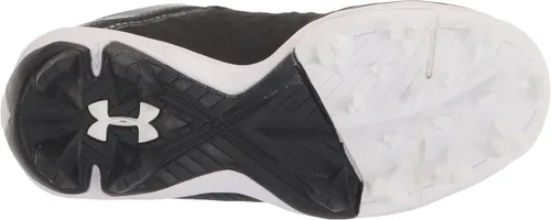 Vista 4 de Under Armour Zapato de béisbol unisex Leadoff Mid Junior de goma moldeada