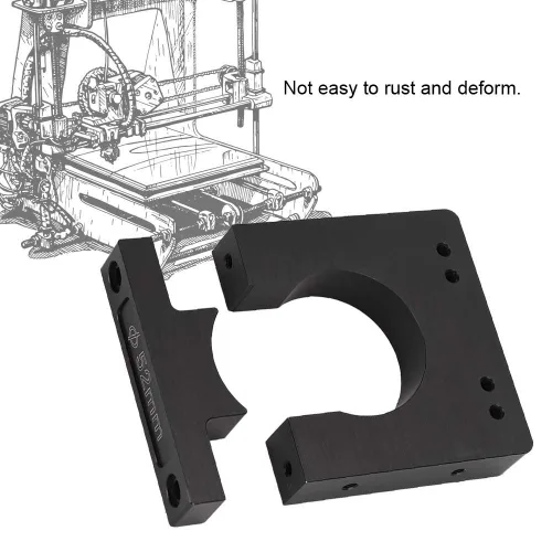 Vista 5 de ciciglow Kit de montaje del motor del eje del eje, abrazadera de motor CNC de montaje del motor del husillo de alta dimensión para máquina