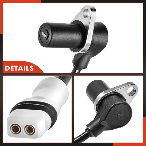 Vista 7 de A-Premium Sensor de velocidad de rueda ABS delantera/trasera compatible con Porsche - 911 1999-2005, para Boxster 1997-2004, con control de tracción