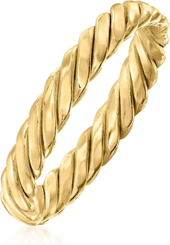 Vista 3 de RS Pure by Ross-Simons 14kt Yellow Gold Twisted Ring