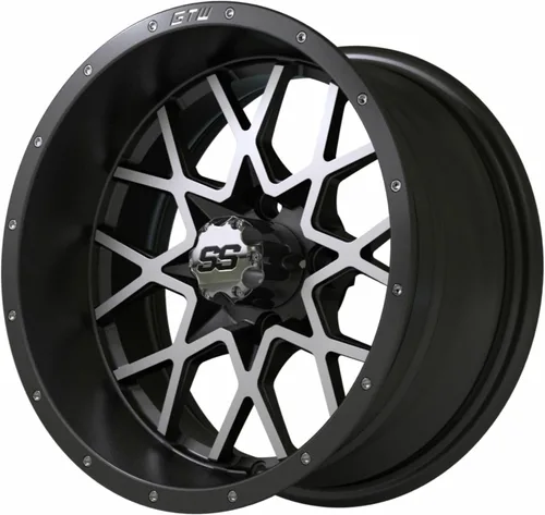 Vista 8 de Vortex - Rueda de aluminio para carrito de golf, 4/4, desplazamiento 3:4
