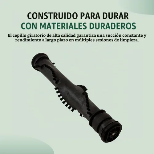 Vista 4 de Rollo de cepillo de repuesto para aspiradoras verticales compactas Bissell CleanView para Series 2112 3508 2690 1520 4362 OEM # 1606837