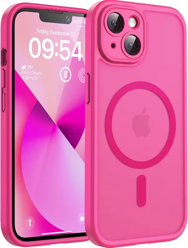 Vista 199 de TOCOL Funda para iPhone 11, compatible con Magsafe, protección completa de cámara, imanes integrados, protección contra caídas, funda translúcida