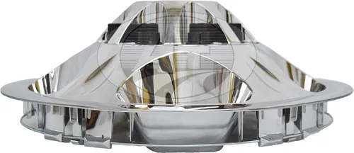Vista 3 de Juego de simulador de rueda cromada ABS de 17 "para Chevy GMC Silverado 3500 2008 ~ 2010