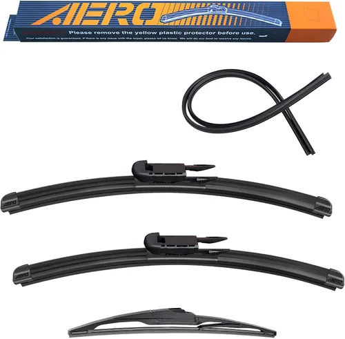 Vista 14 de AERO Avenger - Limpiaparabrisas prémium de 24 + 22 pulgadas para todas las estaciones, repuesto del fabricante original del equipo original