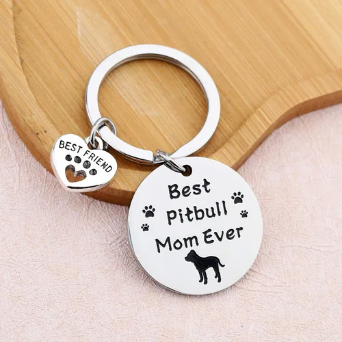 Vista 5 de FUSTMW - Llavero para perro con diseño de perro