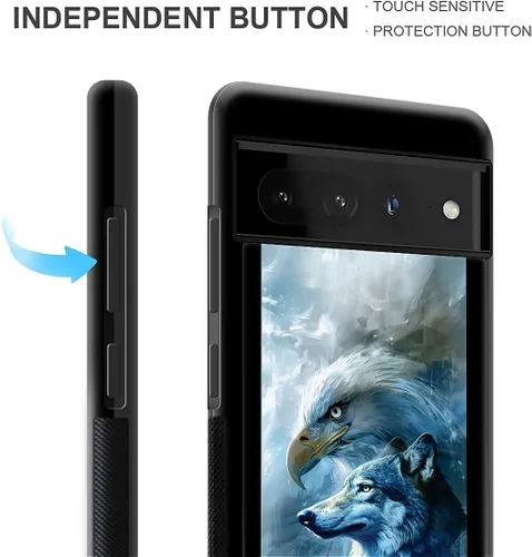 Vista 429 de Compatible con Google Pixel 4A 5G Mobile Case Creative Acrylic Panel trasero Silicona Protección Grip especialmente diseñado para Google Pixel 4A 5G
