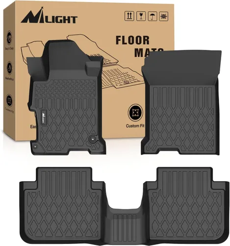Vista 24 de Nilight Tapetes de piso TPE para Honda Odyssey 2011 2012 2013 2014 2015 2016 2017, para todo tipo de clima, forro de piso personalizado, resistente