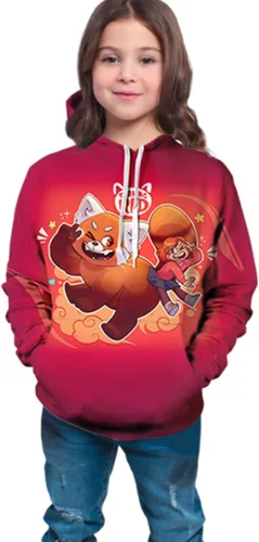 Vista 3 de Kanpia 3d Printed Girls Hoodie Novelty Cartoon Hoodie Universal Fashion Party Hoodie For Boys And Girls