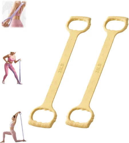 Vista 9 de Figura 8 Banda de resistencia de fitness, Figura 8 bandas de ejercicio para mujeres y hombres, 8 bandas de goma de resistencia en forma de brazos