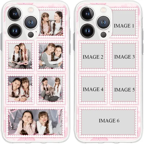 Vista 10 de CUBICER Fundas personalizadas para teléfono, fotos de aniversario personalizadas, a prueba de golpes, regalos de boda para mujeres, hombres