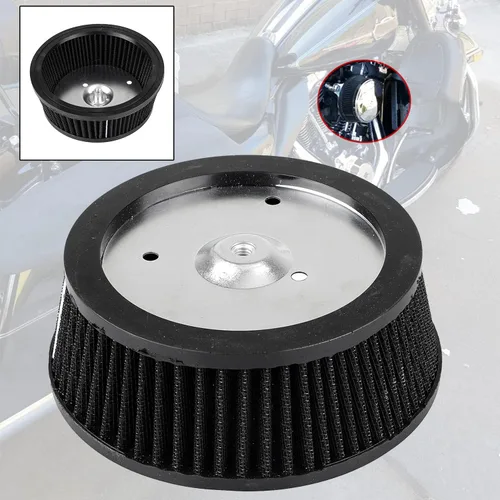 Vista 6 de Big Sucker Stage 1 Air Black Elemento de filtro para Harley Dyna 1999-2017, Softail 2000-2015 y Touring 1999-2007 (excepto Touring/Trike 2008-2016)