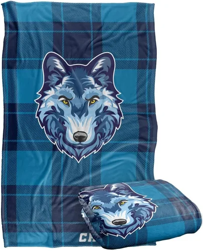 Vista 33 de LOGOVISION St John's University Campus Plaid Spirit Silky Touch Manta súper suave 36 x 58 pulgadas
