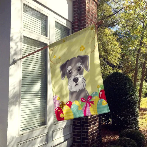 Vista 714 de Caroline's Treasures BB1923GF Bandera decorativa para jardín con diseño de Border Collie, para caza de huevos de Pascua, para jardín, jardín, patio