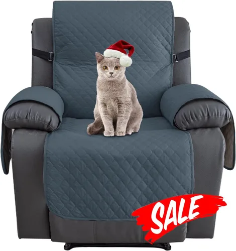 Vista 58 de XINEAGE Funda para Sillón Reclinable Resistente al Agua, Fundas Antideslizantes para Silla Reclinable con Bolsillos, Fundas Acolchadas Gruesas