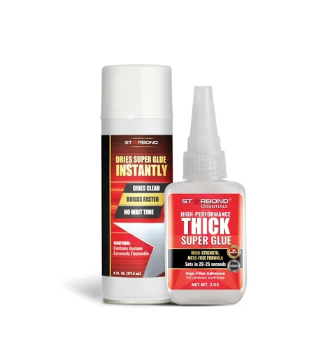 Vista 8 de Starbond Kit Pro de Pegamento Super Grueso (59 ml) – Adhesivo CA (Adhesivo de Cianoacrilato) para Rellenar Espacios – con Tapa Resistente a