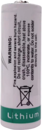 Vista 5 de 5 baterías de litio LS17500 (ER17500) de 3.6 voltios A (3600 mAh) de repuesto para respaldo de emergencia LS17500