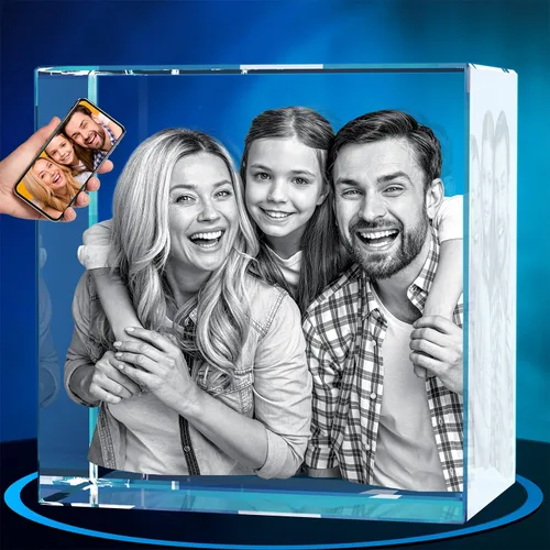 Vista 13 de ArtPix 3D Foto de Cristal, Regalos Personalizados de Navidad para Mujeres, Esposa, Ella, Él, Hombres, Esposo, Abuela, Gran Regalo Personalizado