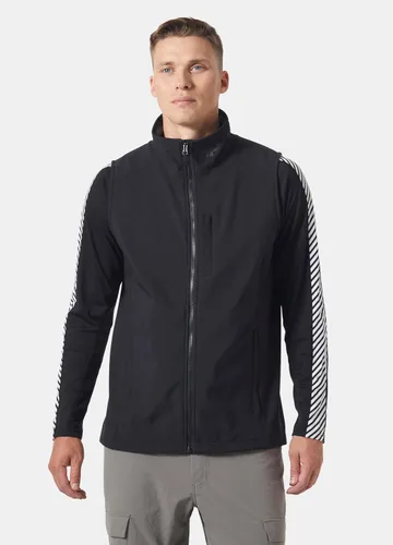 Vista 2 de Helly-Hansen Paramount Softshell Vest - Chaleco con forro polar para hombre, transpirable, resistente al agua y al viento, ropa de senderismo ligera