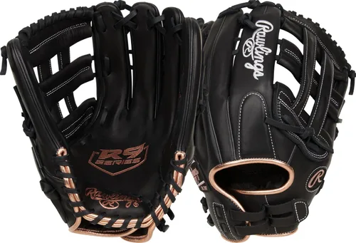 Vista 22 de Rawlings Guantes de sóftbol R9 Fastpitch Tamaños 11.5 a 13 pulgadas Múltiples estilos