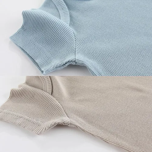 Vista 40 de Body de manga corta para bebé recién nacido, ropa de algodón de una pieza, 5 unidades, 0-12 meses