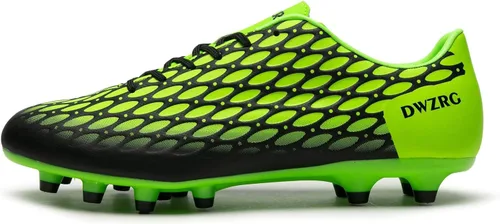 Vista 2 de DWZRG Tacos de fútbol para hombre, ligeros, para exteriores e interiores, para entrenamiento profesional de fútbol sala