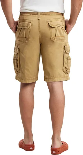 Vista 66 de Unionbay Survivor pantalones cortos de cargo con cinturón para hombre