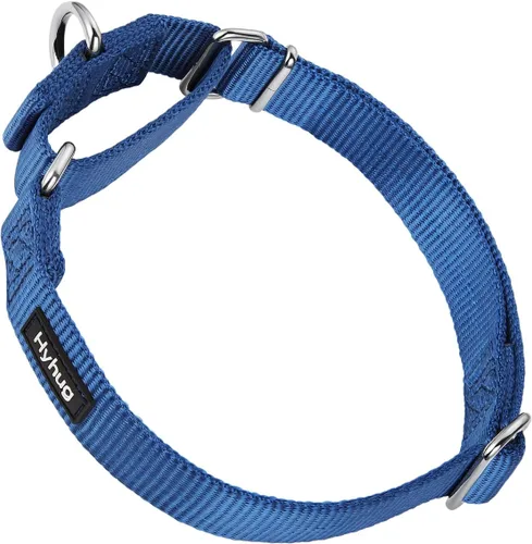 Vista 41 de Hyhug Collar Martingale para perros pequeños, color verde, resistente a prueba de escape, nailon duradero, sin hebilla, ideal para entrenamiento