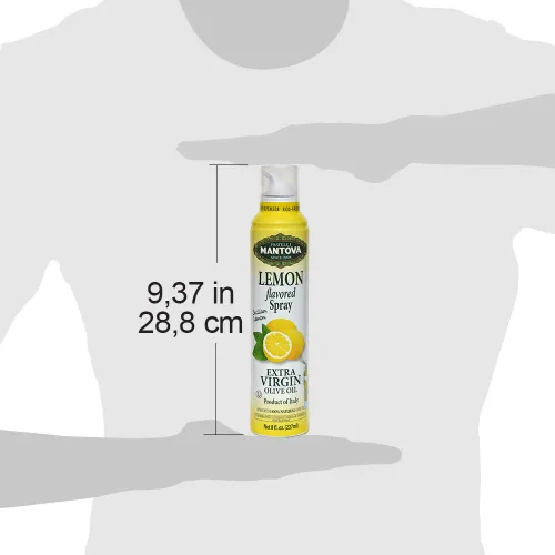 Vista 6 de Mantova Spray 100% Aceite de Oliva Virgen Extra Limón 8 onzas