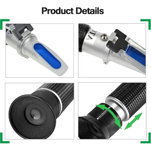 Vista 4 de Ade Advanced Optics ade0-10% 0-10% ATC BRIX Refractómetro para Maple Sap, CNC, Rbti
