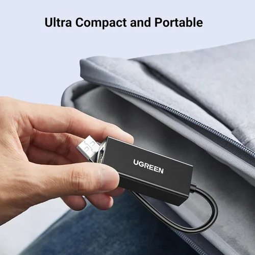 Vista 8 de UGREEN USB to Ethemet Adapter, 10/100 Mbps Network Adapter, with Ax88772D ChipRJ45 Wired LAN Dongle for Laptop, Compatible with Nintendo Switch