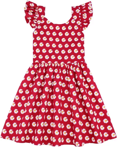 Vista 141 de Vestido de verano para niña, de algodón, con diseño floral
