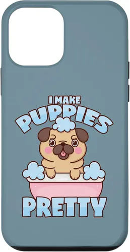 Vista 12 de iPhone 14 Dog Groomer Pug Dog Puppy Bath Dog Salon Case