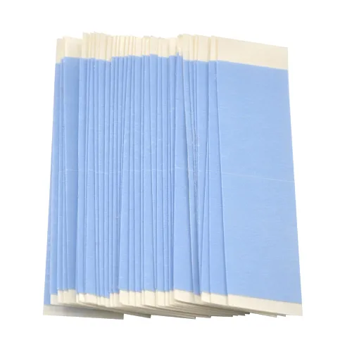 Vista 9 de Tiras de cinta para pelucas, 36 piezas, cinta adhesiva transparente de doble cara, para peluca de encaje, peluca de Toupee (contorno A)