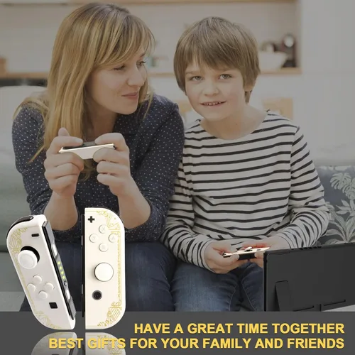 Vista 7 de AUGEX Joy Pads for Switch, Upgraded Switch Joypads for NS Sports Game, LR Wireless Joy Pad Controller for Switch, with Wake-upScreenshot (White)