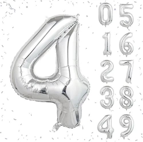 Vista 57 de Globo azul con el número 0, 40 pulgadas, Mylar premium, reutilizable, para decoración de fiesta de cumpleaños