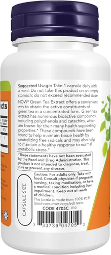Vista 3 de NOW Foods - Extracto de té verde